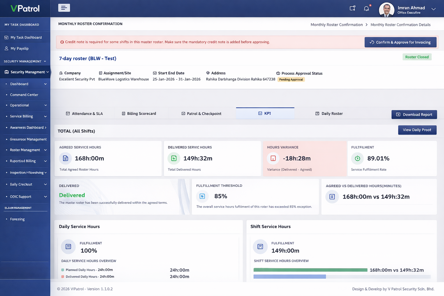 Why service receivers lose control